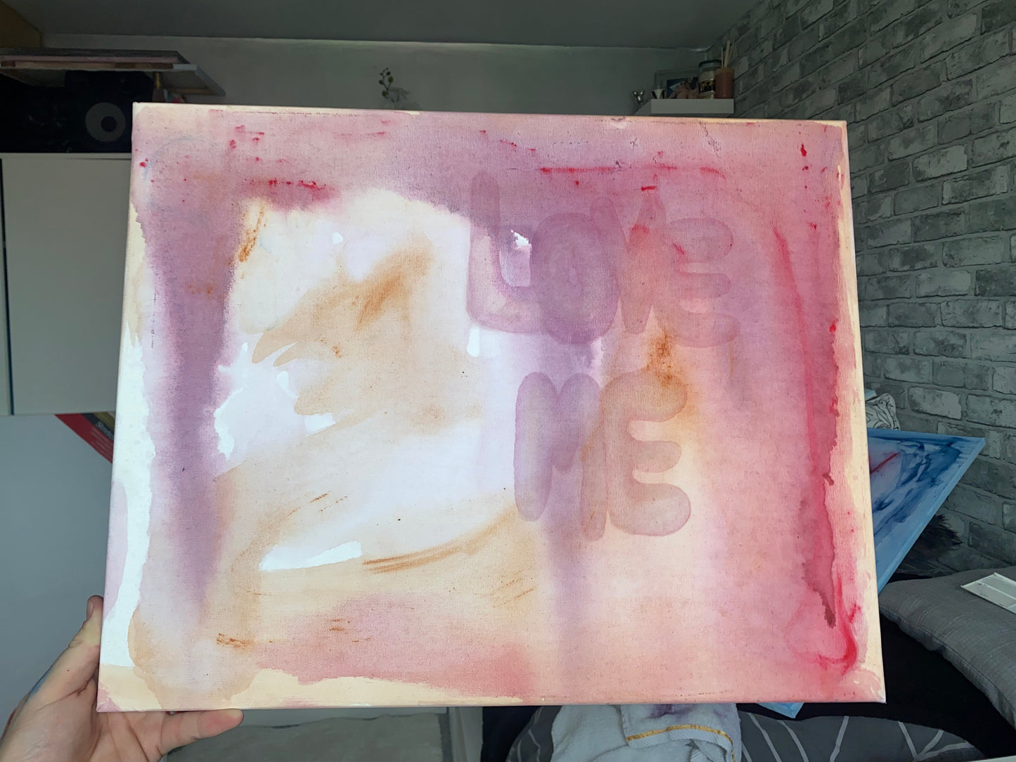 Love Me Max Hammond confessional contemporary art, Tracey Emin, Louise Bourgeois for sale, valentine, gift, unique