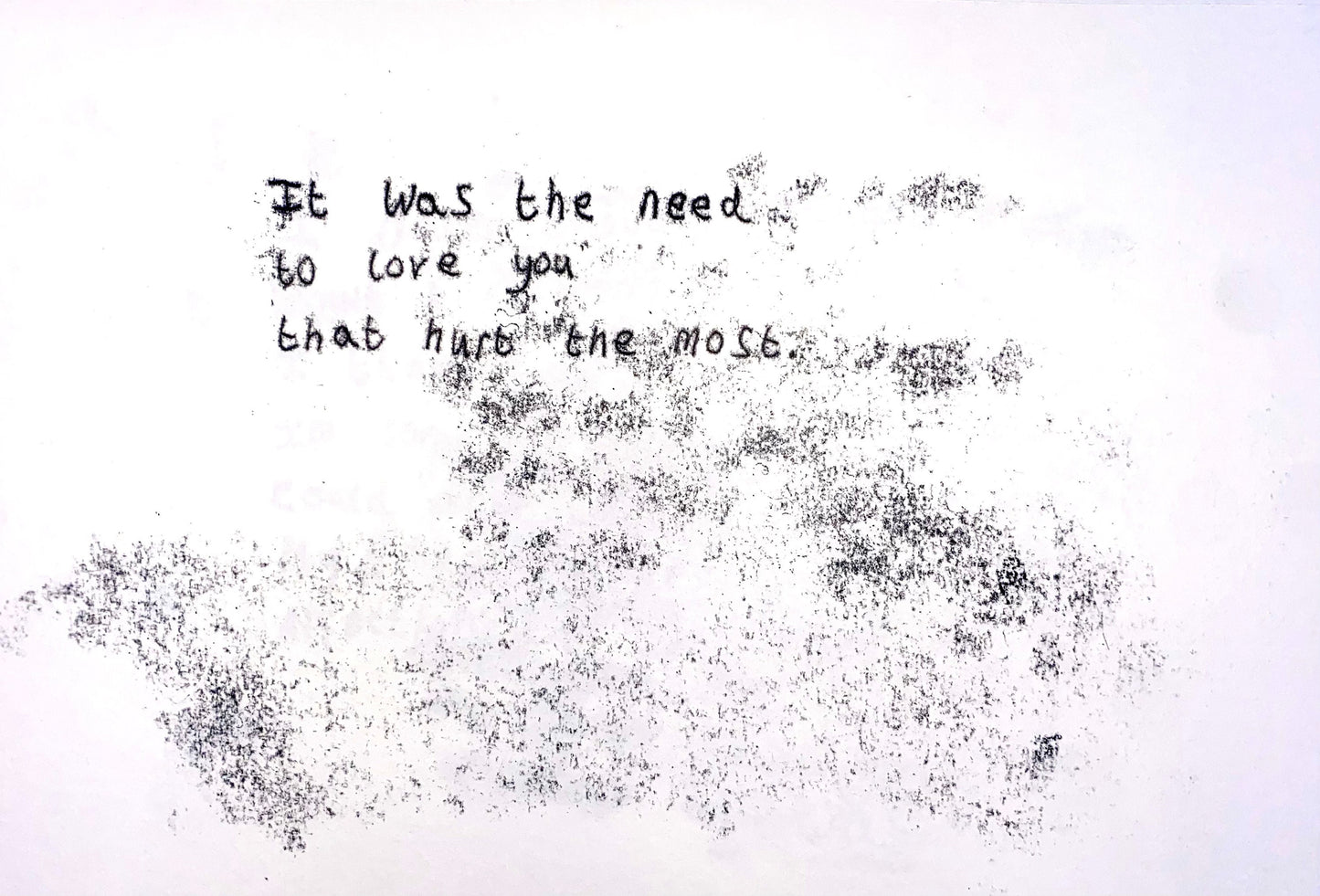 Max Hammond Original Confessional monoprint, Tracey Emin, Louise Bourgeois
