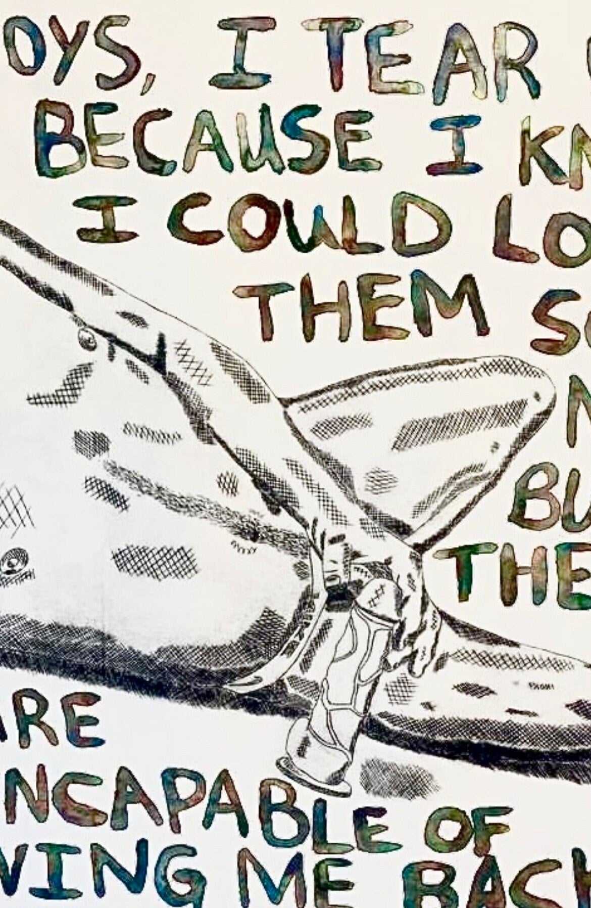 Max Hammond “When I See Boys” 2022, drypoint, gay art, Tracey emin, print, gifts, art, confessional, collectible