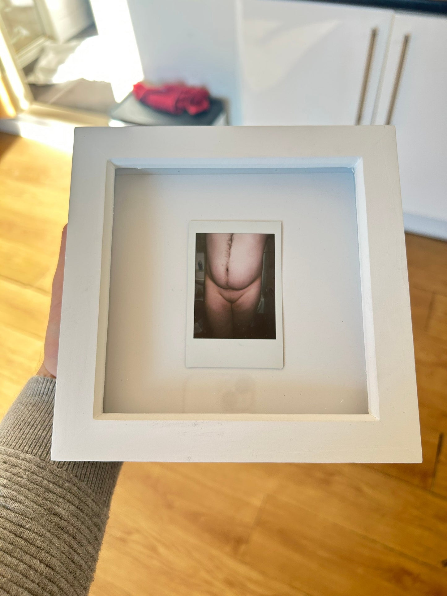 Max Hammond “effeminate” 2022 photography, Polaroids, framed, gift, art, gay art, lgbt, collectible