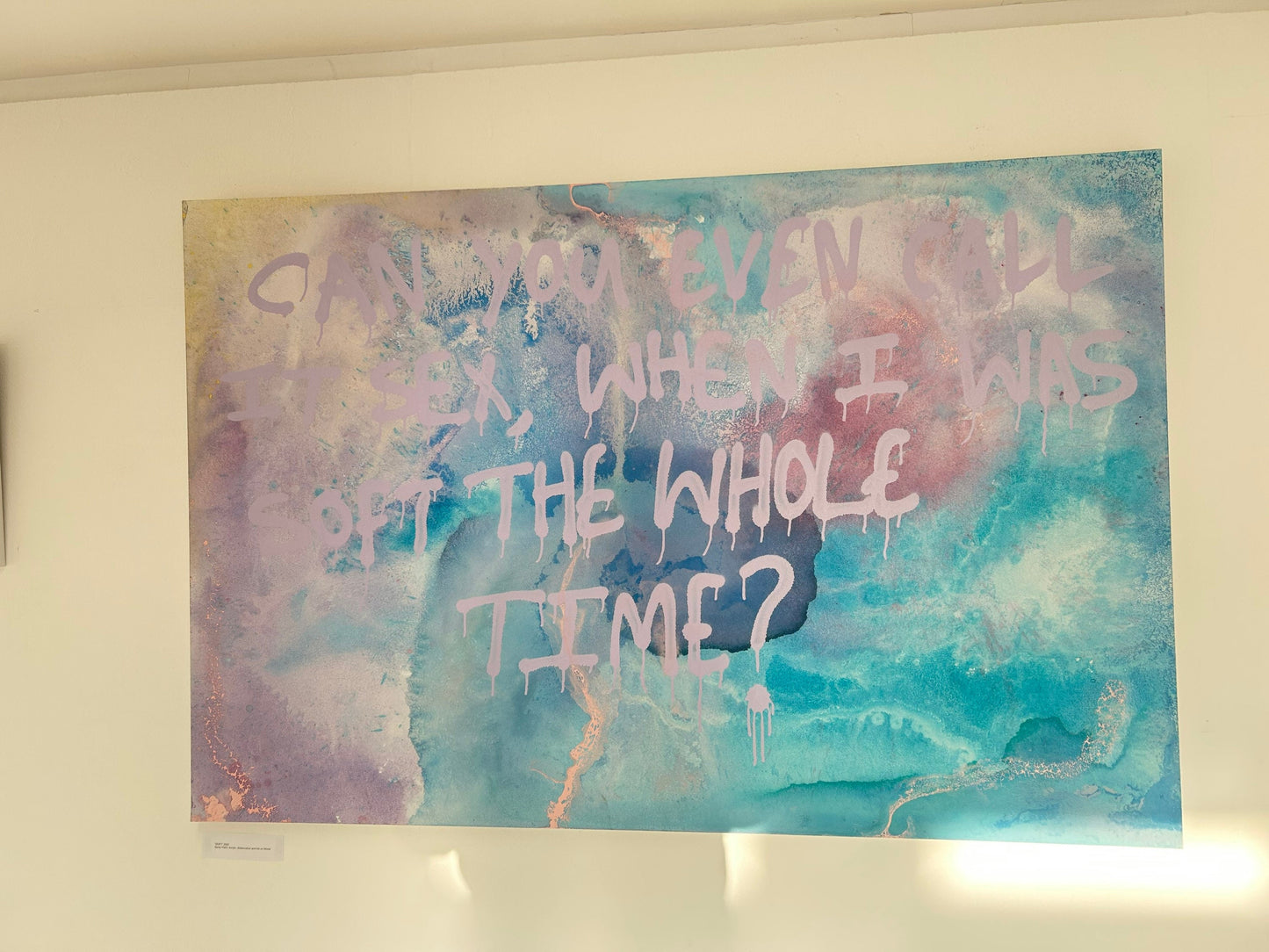 Max Hammond “Can you even call it sex, when I was soft the whole time?” 2022, painting, original, Tracey emin, abstract