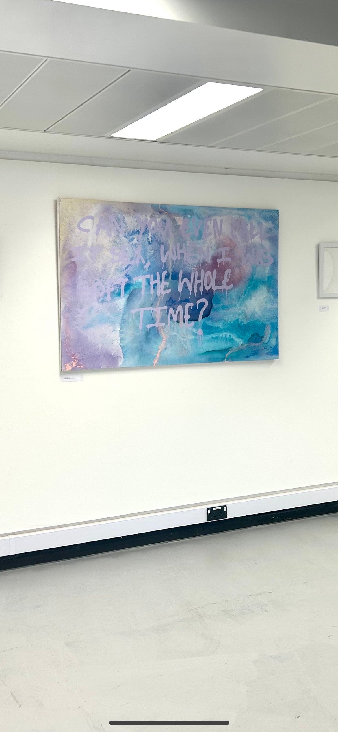 Max Hammond “Can you even call it sex, when I was soft the whole time?” 2022, painting, original, Tracey emin, abstract