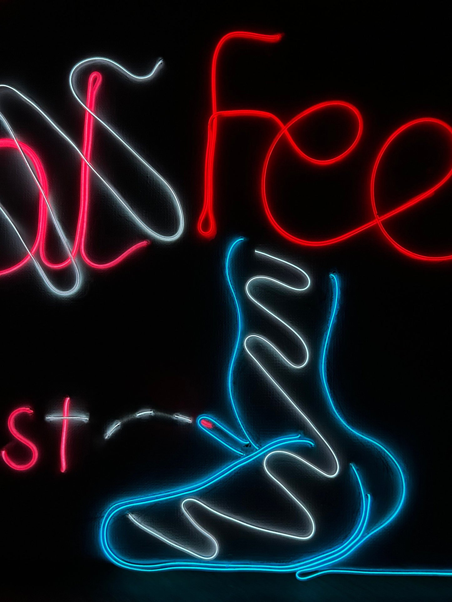 Max Hammond “Help Me Feel” 2022, neon, art, lgbt, gay, relationship, gift, original, collectible