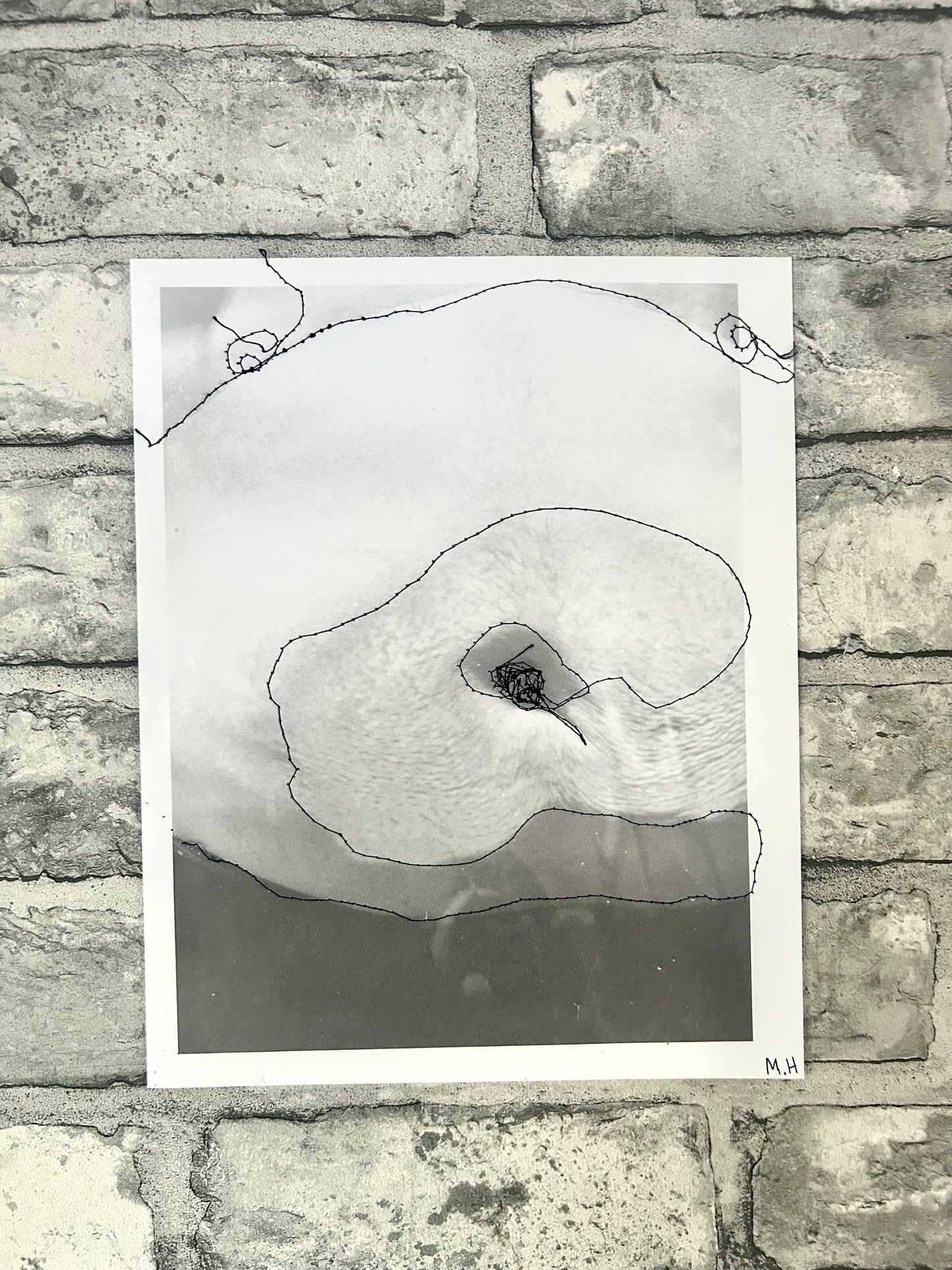 Max Hammond “Layers of love” 2019, print, confessional, art, nude, Tracey emin, gay, figure, home, decor, gift, black collection, sewing