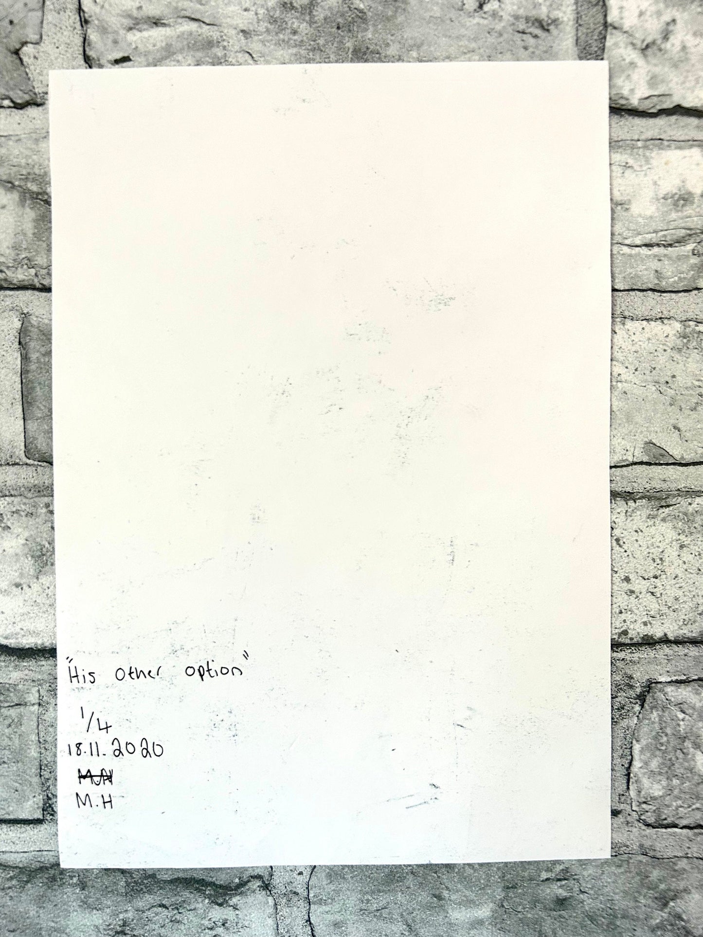 Max Hammond “His Other Option” 2020, drypoint, print, confessional, art, nude, Tracey emin, gay, figure, home, decor, gift, black collection