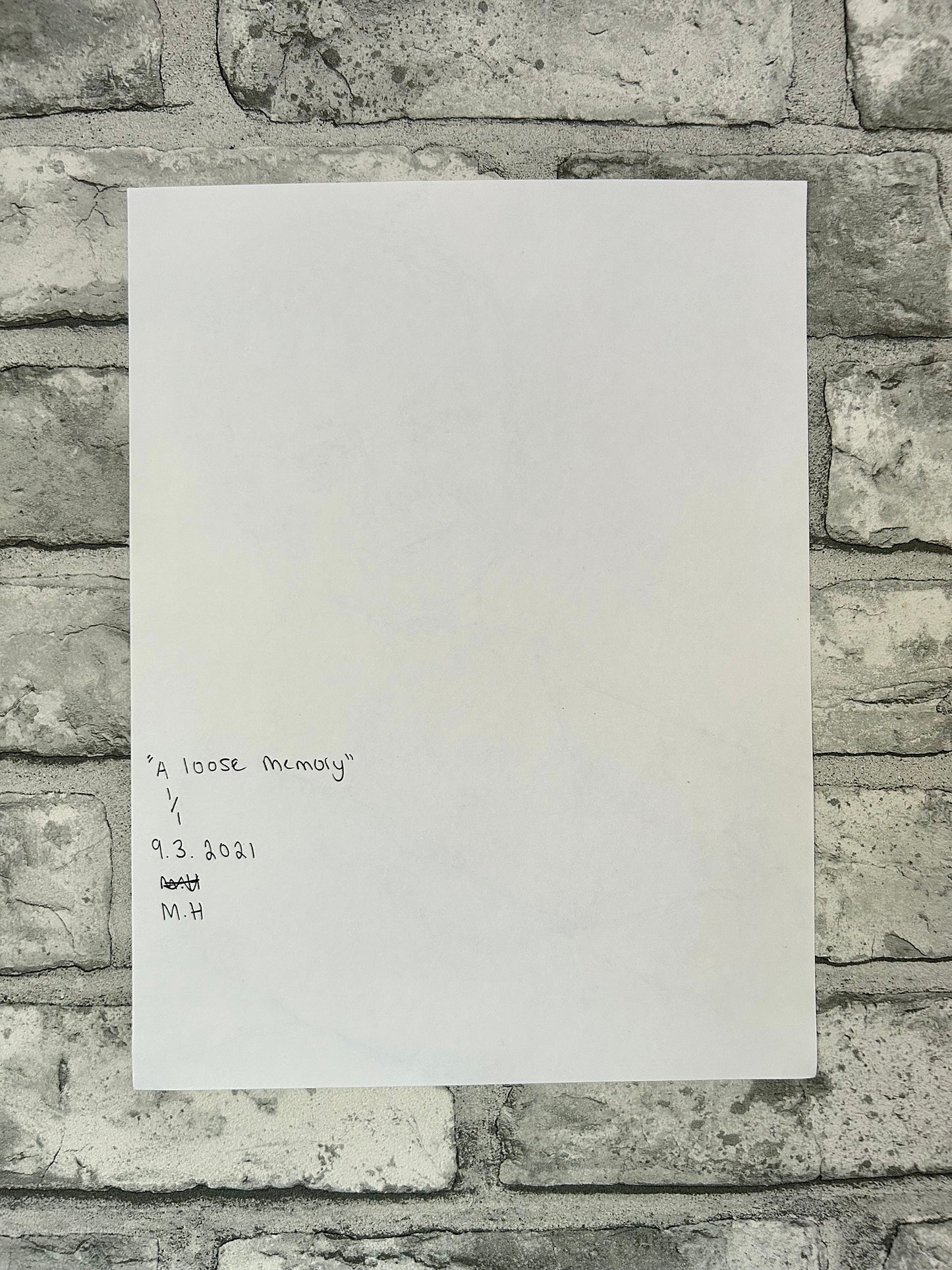 Max Hammond “A Loose Memory” 2021, drypoint, print, confessional, art, portrait, Tracey emin, gay, figure, home, decor, gift, black