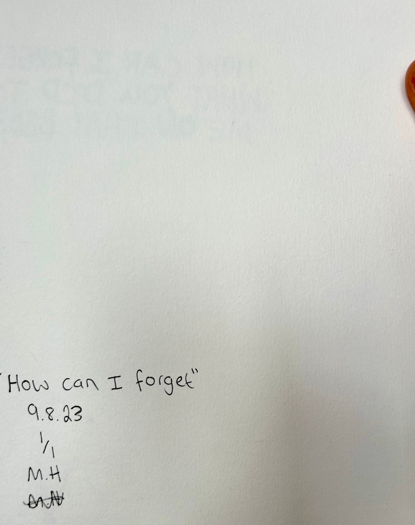 Max Hammond “How Can I Forget" Gel Print, explicit, art, Confessional Contemporary Original, Tracey Emin, Louise Bourgeois, gift, print,text