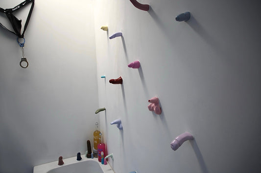 Clay Penis Shower Installation