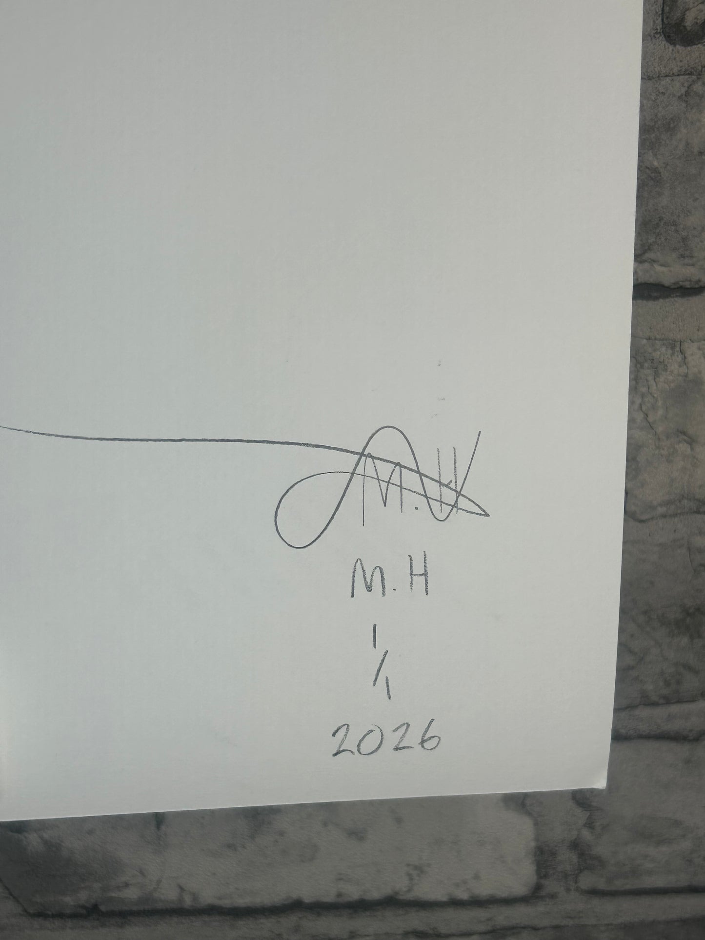 Untitled (2026) | Unique Original Gay Art | Fine Liner Queer Erotic Drawing | Male Nude Phallus Phallic Fine Liner Artwork One of a kind 1/1 By Artist Max Hammond