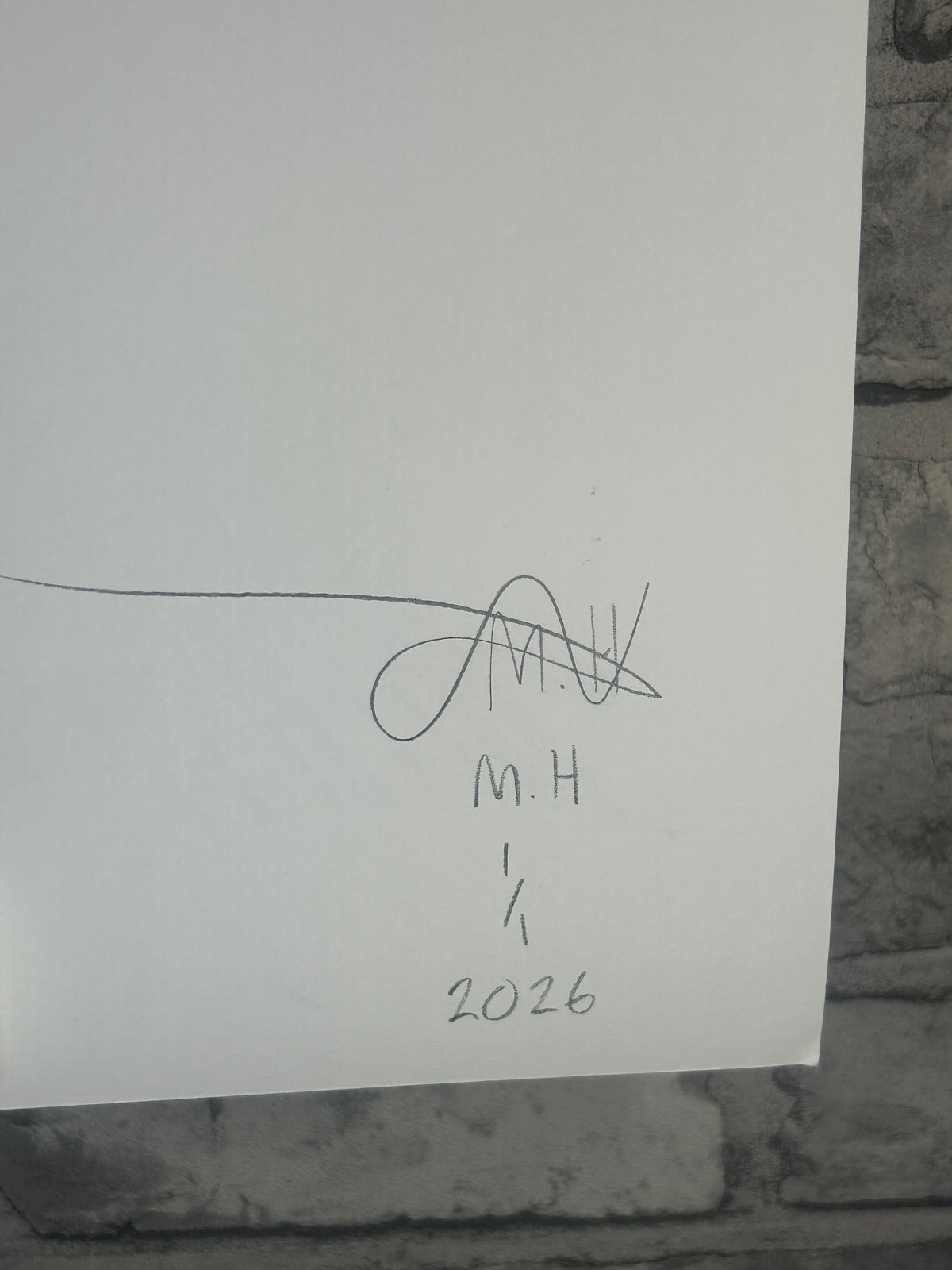 Untitled (2026) | Unique Original Gay Art | Fine Liner Queer Erotic Drawing | Male Nude Phallus Phallic Fine Liner Artwork One of a kind 1/1 By Artist Max Hammond