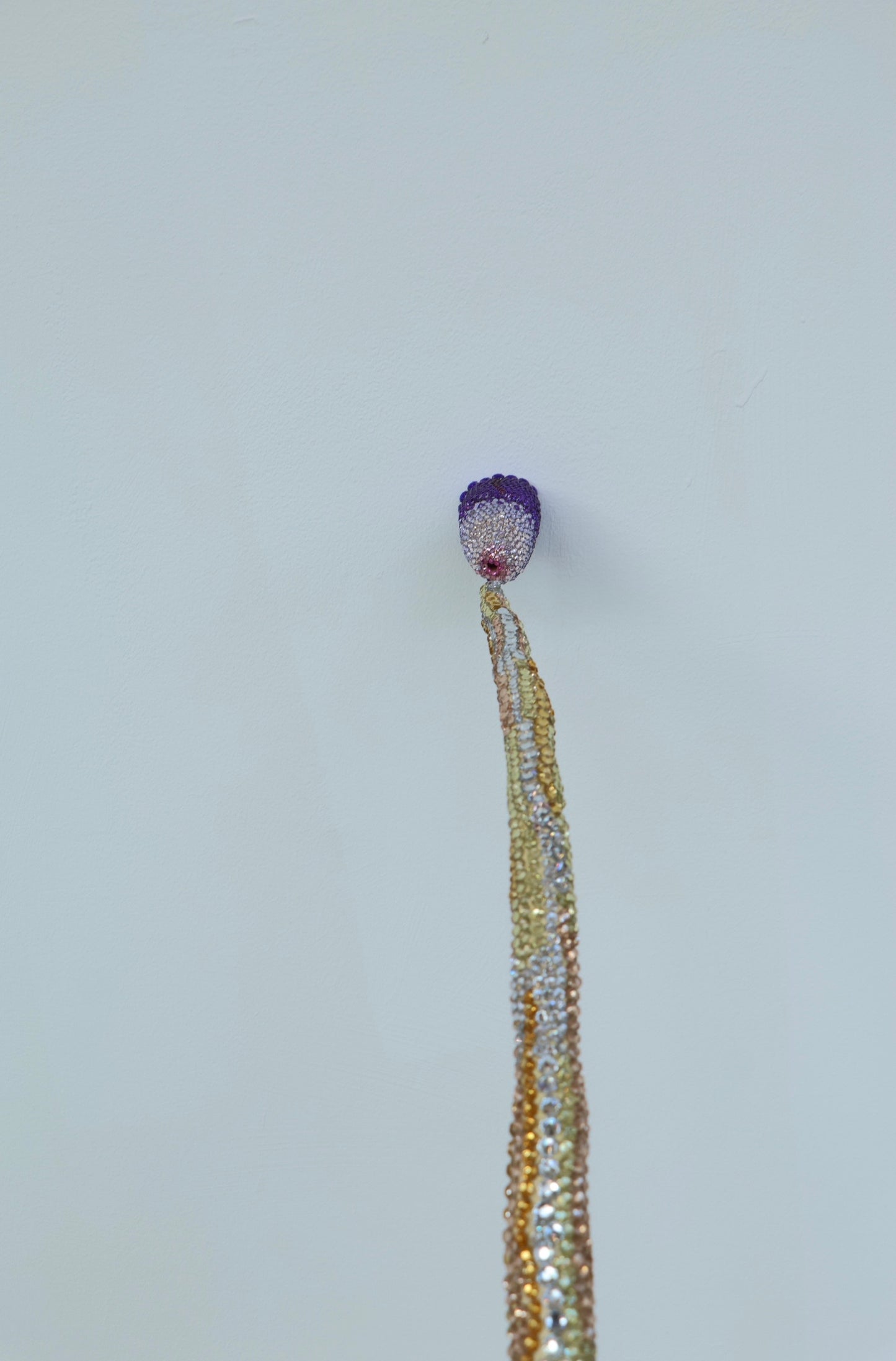 ‘Drink My Piss’ Contemporary Penis Nude Glass Clay Erotic Phallus Phallic Erotic Rhinestone Sculpture LGBT Fine Art Queer Gay Art By Max Hammond Studio