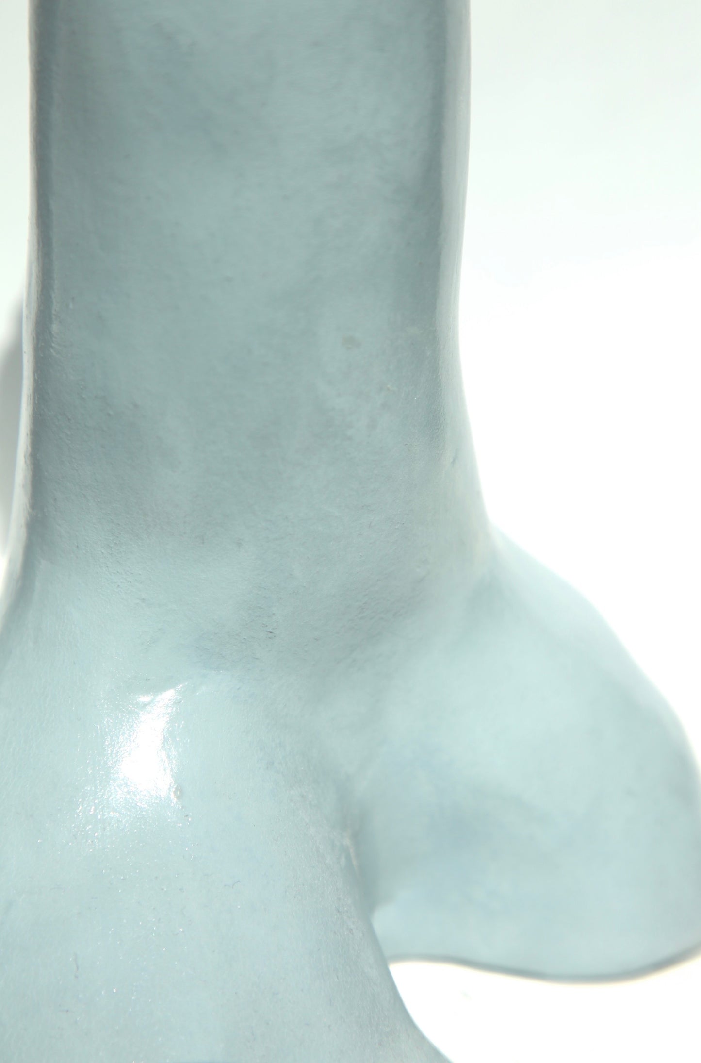 Large Contemporary Penis Nude Glass Clay Erotic Phallus Phallic Erotic Rhinestone Sculpture LGBT Queer Art By Max Hammond Studio