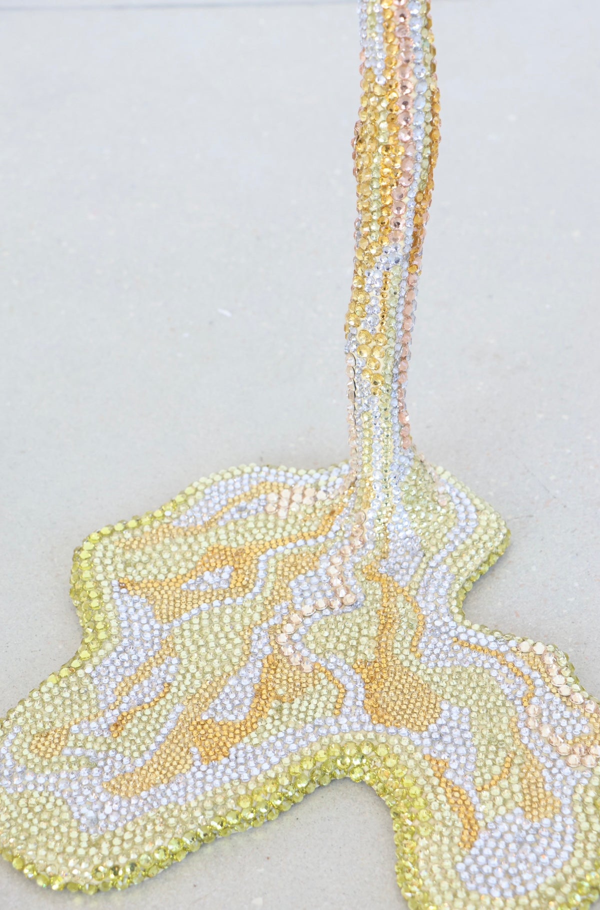 ‘Drink My Piss’ Contemporary Penis Nude Glass Clay Erotic Phallus Phallic Erotic Rhinestone Sculpture LGBT Fine Art Queer Gay Art By Max Hammond Studio