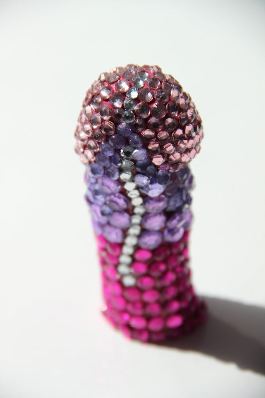 Erotic Fine Art Glass Embellished Sculpture Gay Art LGBT Queer Collectible By Max Hammond Studio