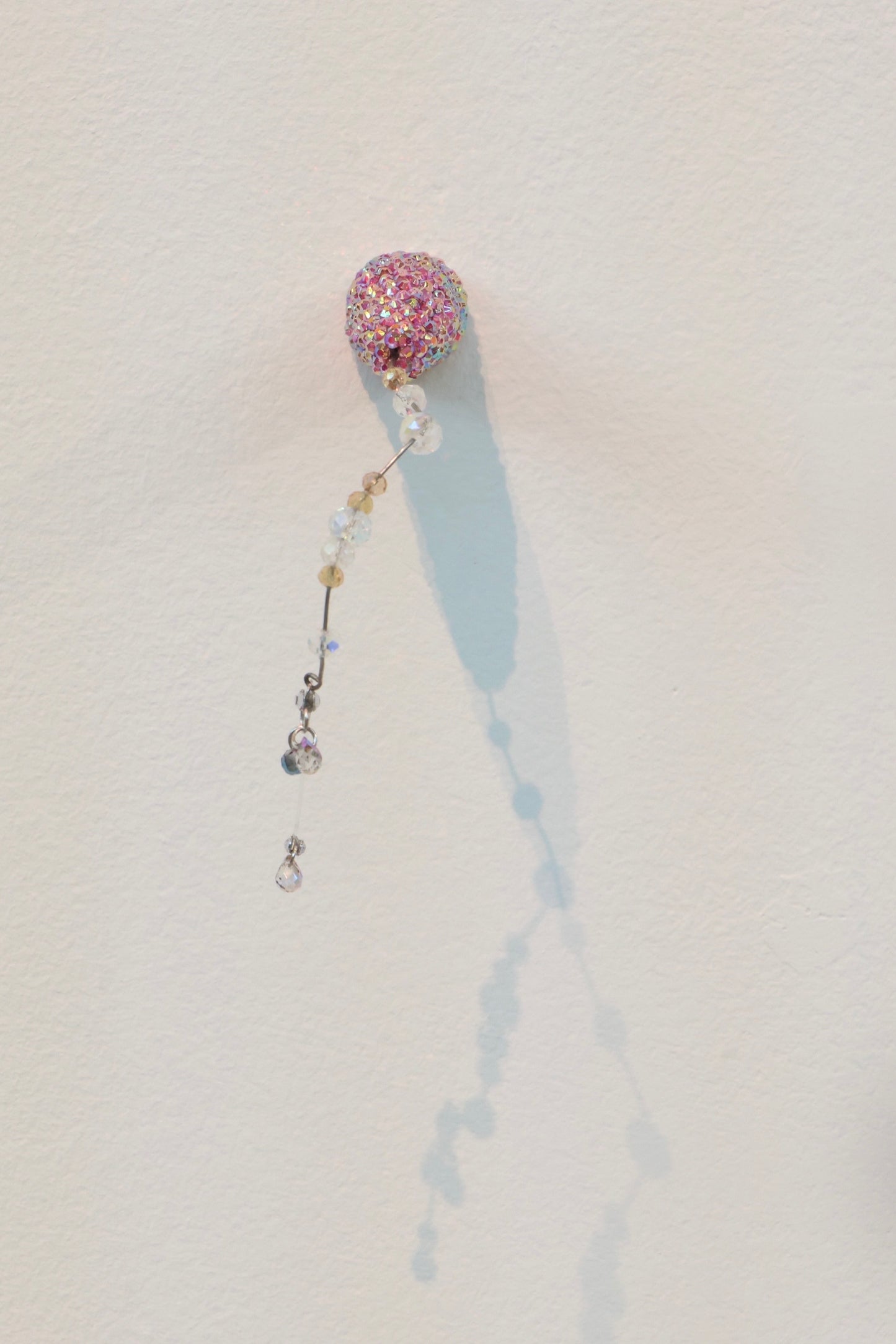 Pink Phallus Erotic Fine Art Glass Embellished Sculpture Gay Art LGBT Queer Collectible By Max Hammond Studio