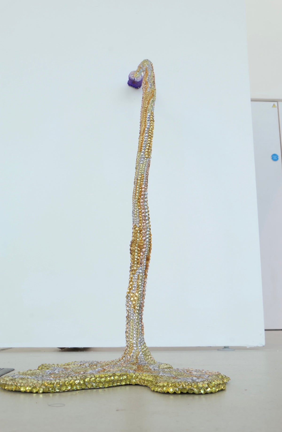 ‘Drink My Piss’ Contemporary Penis Nude Glass Clay Erotic Phallus Phallic Erotic Rhinestone Sculpture LGBT Fine Art Queer Gay Art By Max Hammond Studio