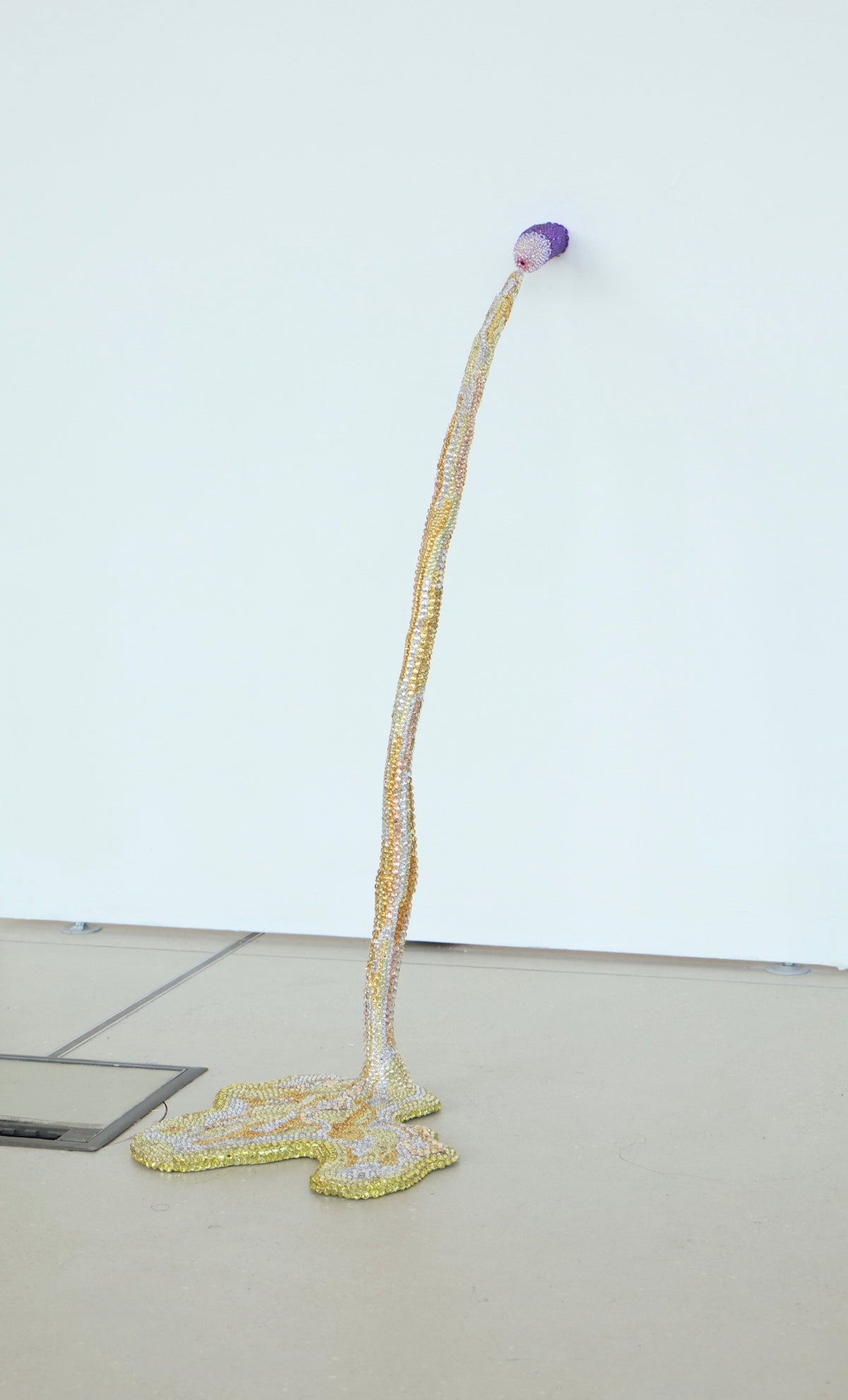 ‘Drink My Piss’ Contemporary Penis Nude Glass Clay Erotic Phallus Phallic Erotic Rhinestone Sculpture LGBT Fine Art Queer Gay Art By Max Hammond Studio