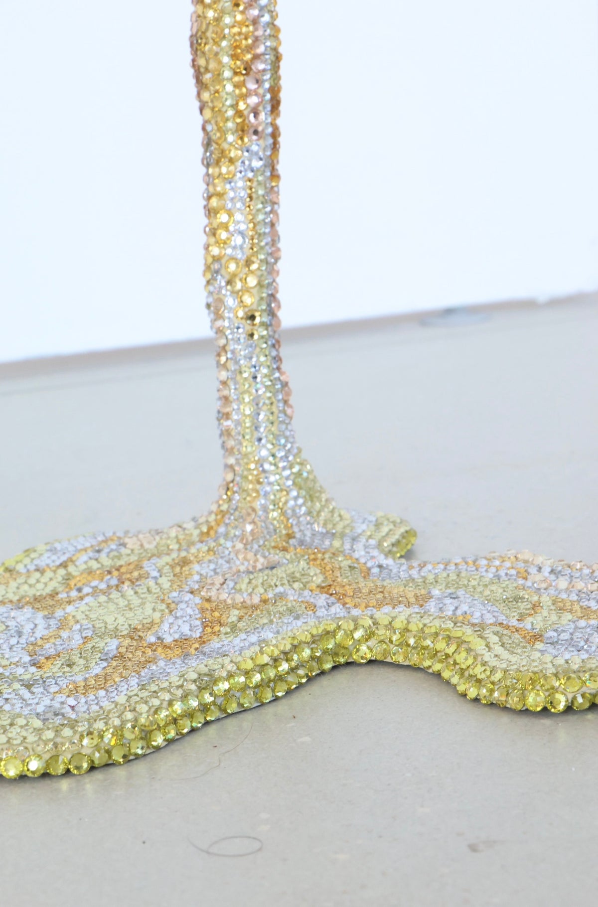 ‘Drink My Piss’ Contemporary Penis Nude Glass Clay Erotic Phallus Phallic Erotic Rhinestone Sculpture LGBT Fine Art Queer Gay Art By Max Hammond Studio