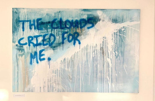 Max Hammond “The Clouds Cried For Me” 2022, Tracey Emin, abstract, painting, gift, gay, lgbt