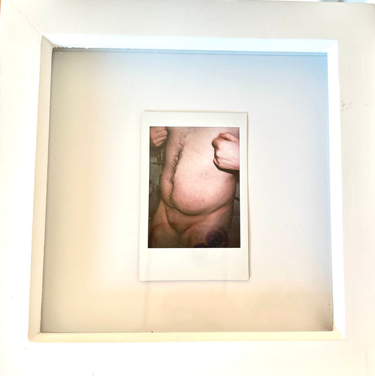 Max Hammond “effeminate” 2022 photography, Polaroid, framed, gift, art, gay art, collectible, Tracey emin