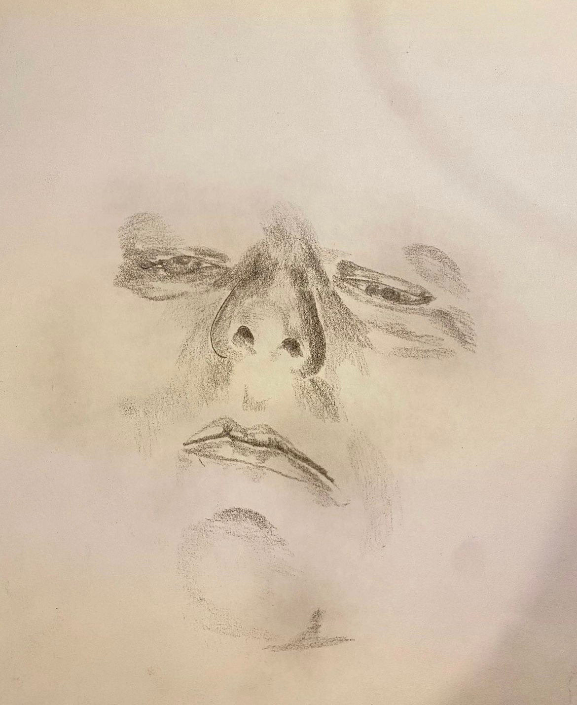 Personalised, custom pencil and graphite drawing, art, Tracey emin, print, original, thoughtful
