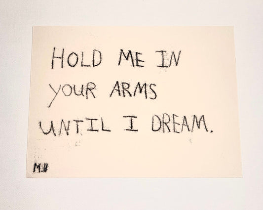 Max Hammond “Dream” Original Monoprint, print, contemporary confessional artist, signed, dated, print, 1/1, Tracey Emin, art