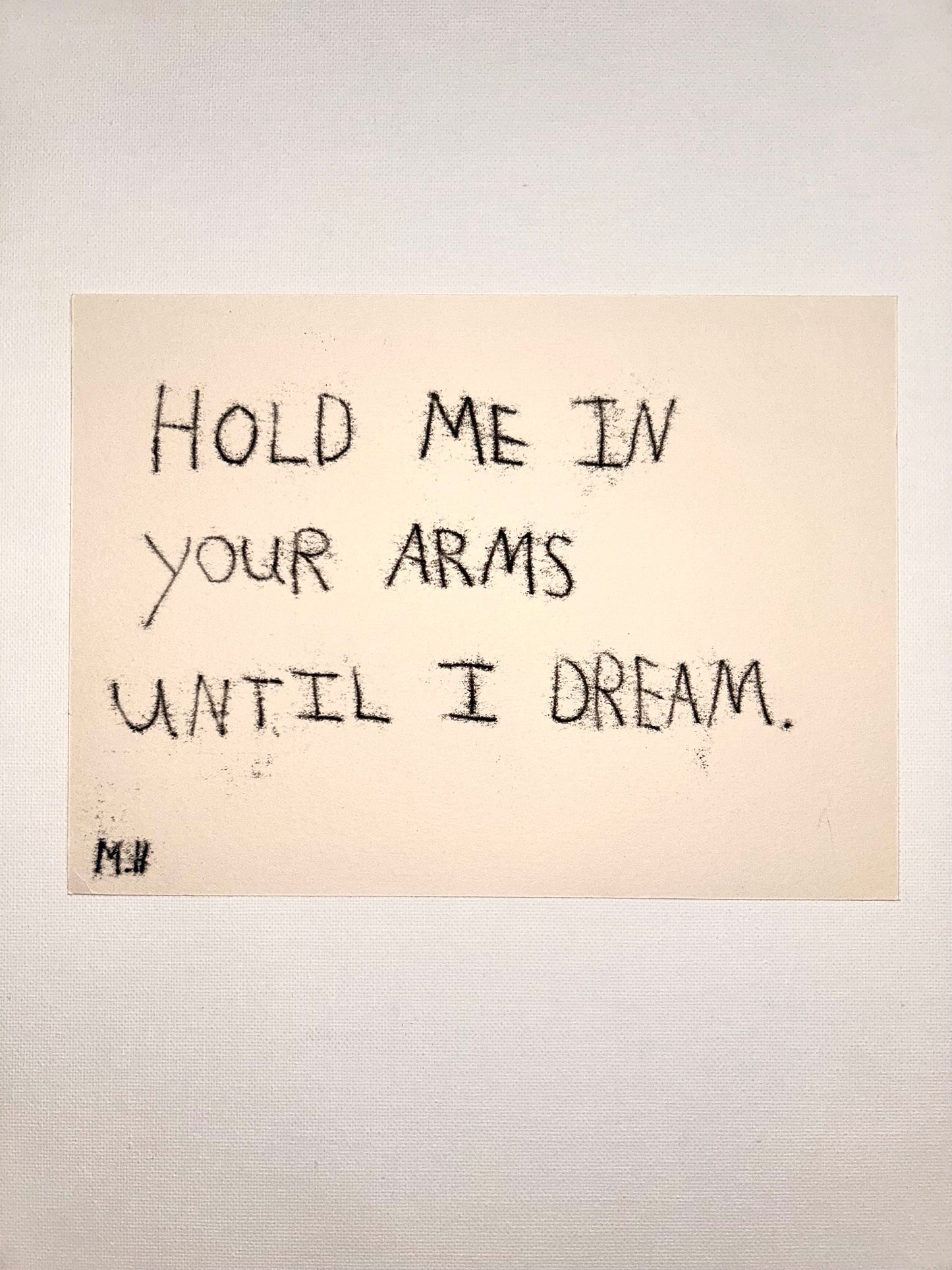 Max Hammond “Dream” Original Monoprint, print, contemporary confessional artist, signed, dated, print, 1/1, Tracey Emin, art