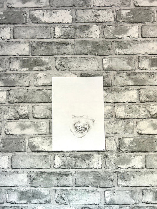 Max Hammond “from the past” 2021, drawing, pencil, confessional, art, portrait, Tracey emin, gay, figure, home, decor, gift, black,