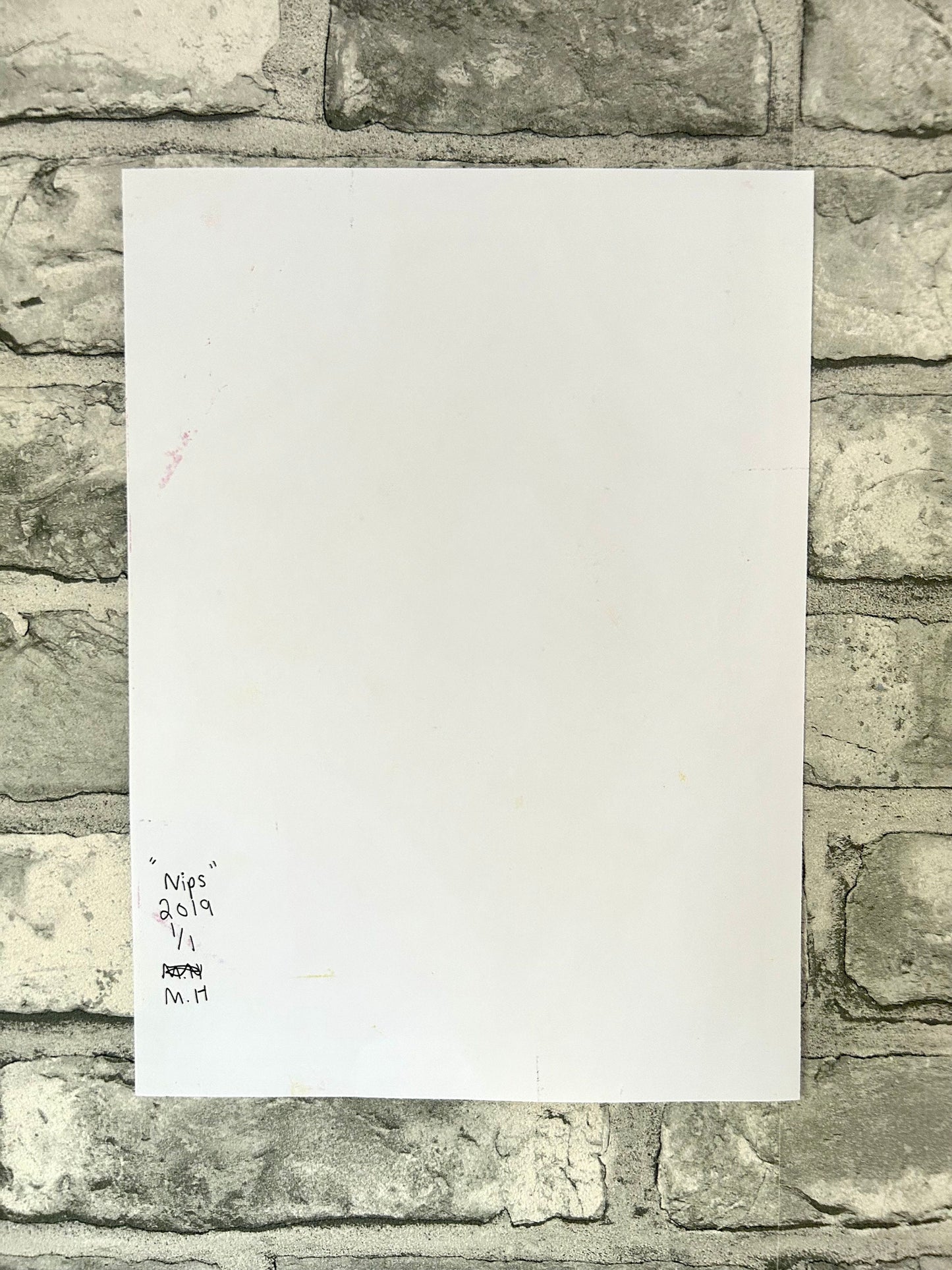 Max Hammond “Nips” 2019, print, confessional, art, nude, Tracey emin, gay, figure, home, decor, gift, black collection, screen print