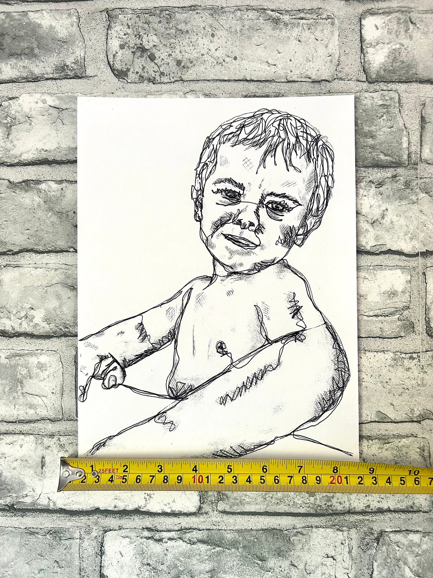 Max Hammond “A Loose Memory” 2021, drypoint, print, confessional, art, portrait, Tracey emin, gay, figure, home, decor, gift, black