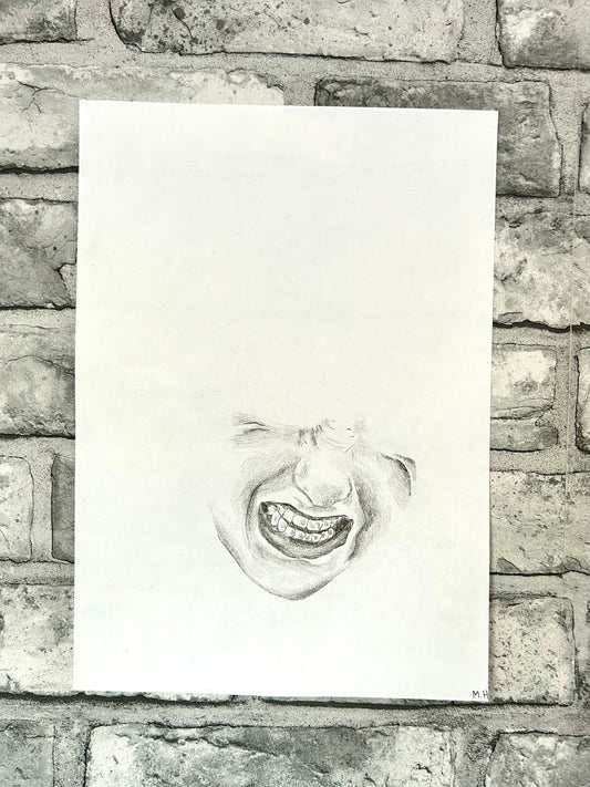 Max Hammond “notice my emotion” 2021, drawing, pencil, confessional, art, portrait, Tracey emin, gay, figure, home, decor, gift, black,