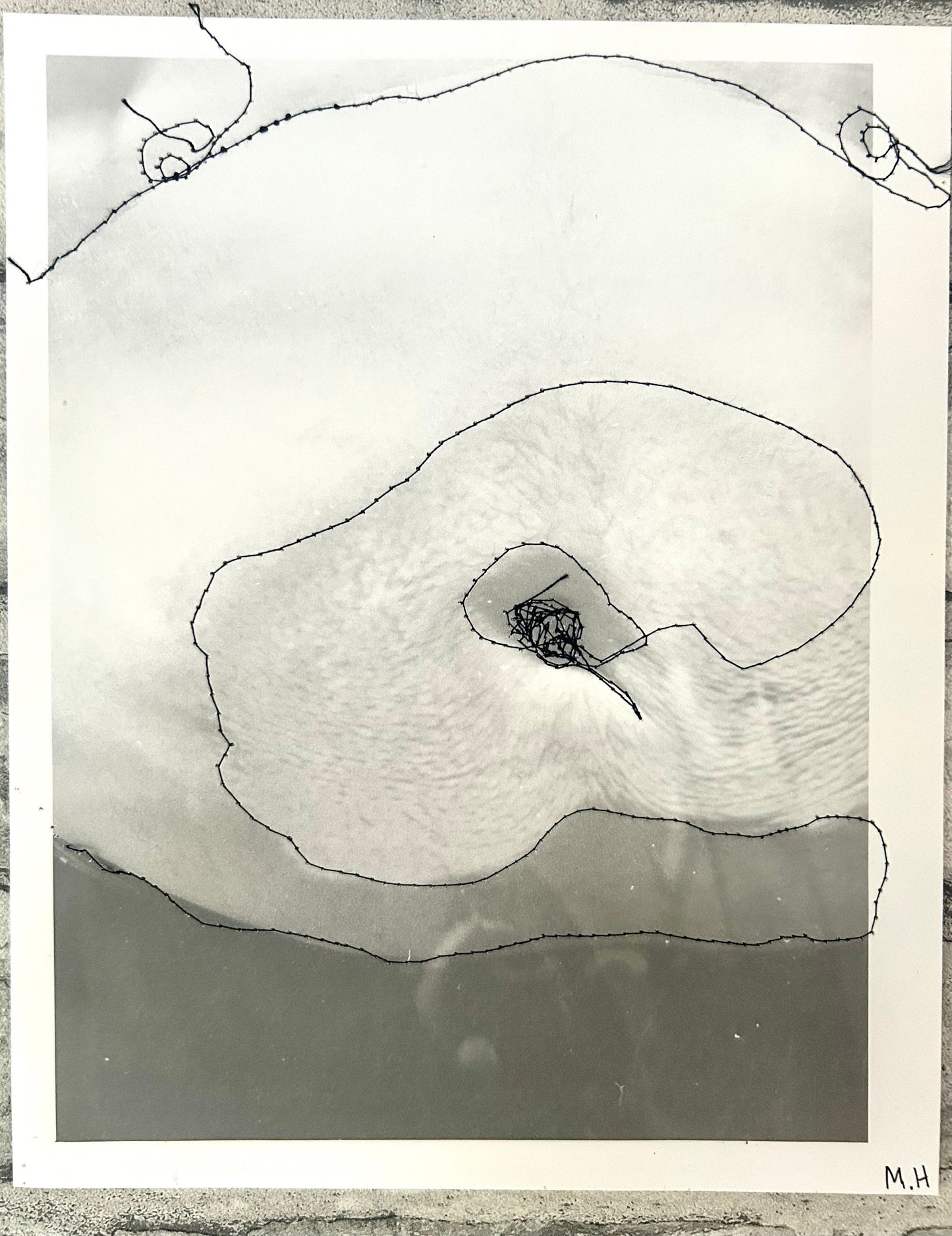 Max Hammond “Layers of love” 2019, print, confessional, art, nude, Tracey emin, gay, figure, home, decor, gift, black collection, sewing